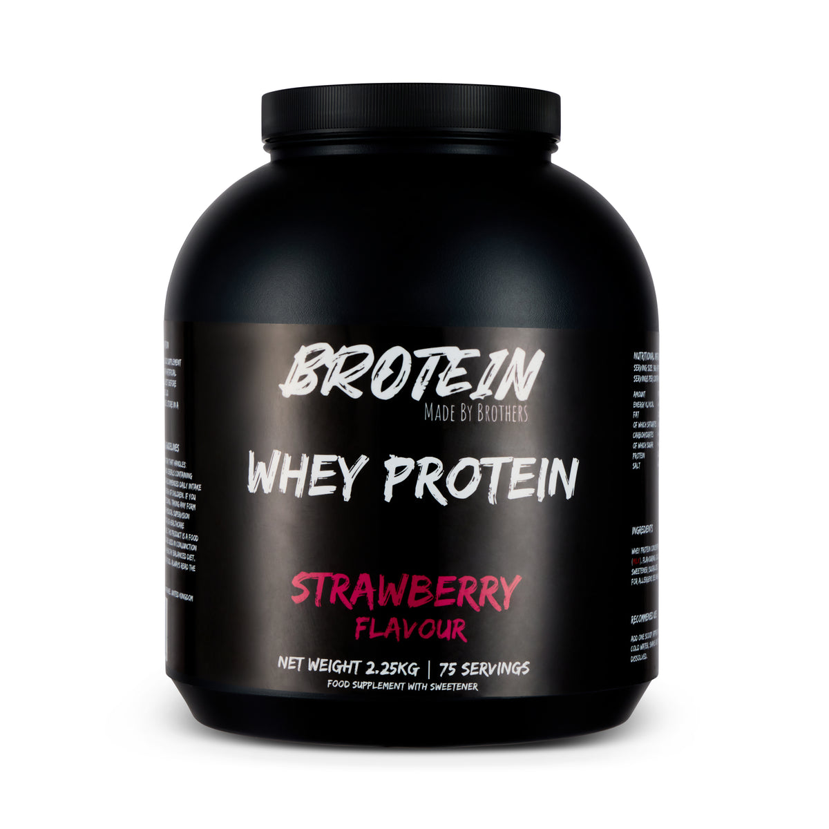 Strawberry Whey Protein Powder 2.25kg
