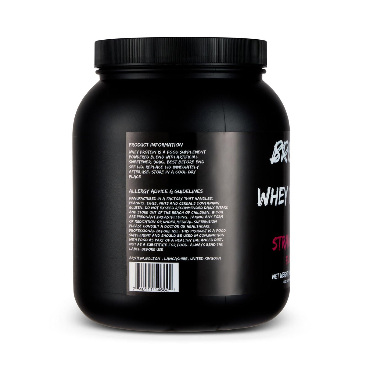Strawberry Whey Protein Powder 908g