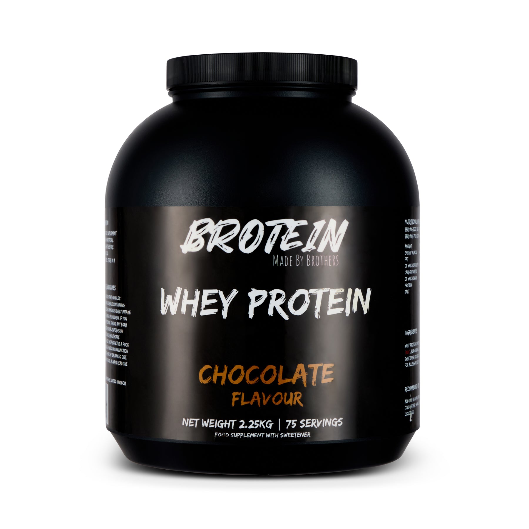 Chocolate Whey Protein Powder 2.25kg– Brotein