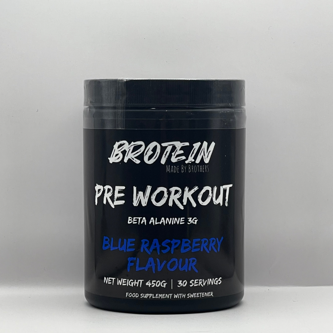 Blue Raspberry Pre-Workout Pro 450g – Brotein
